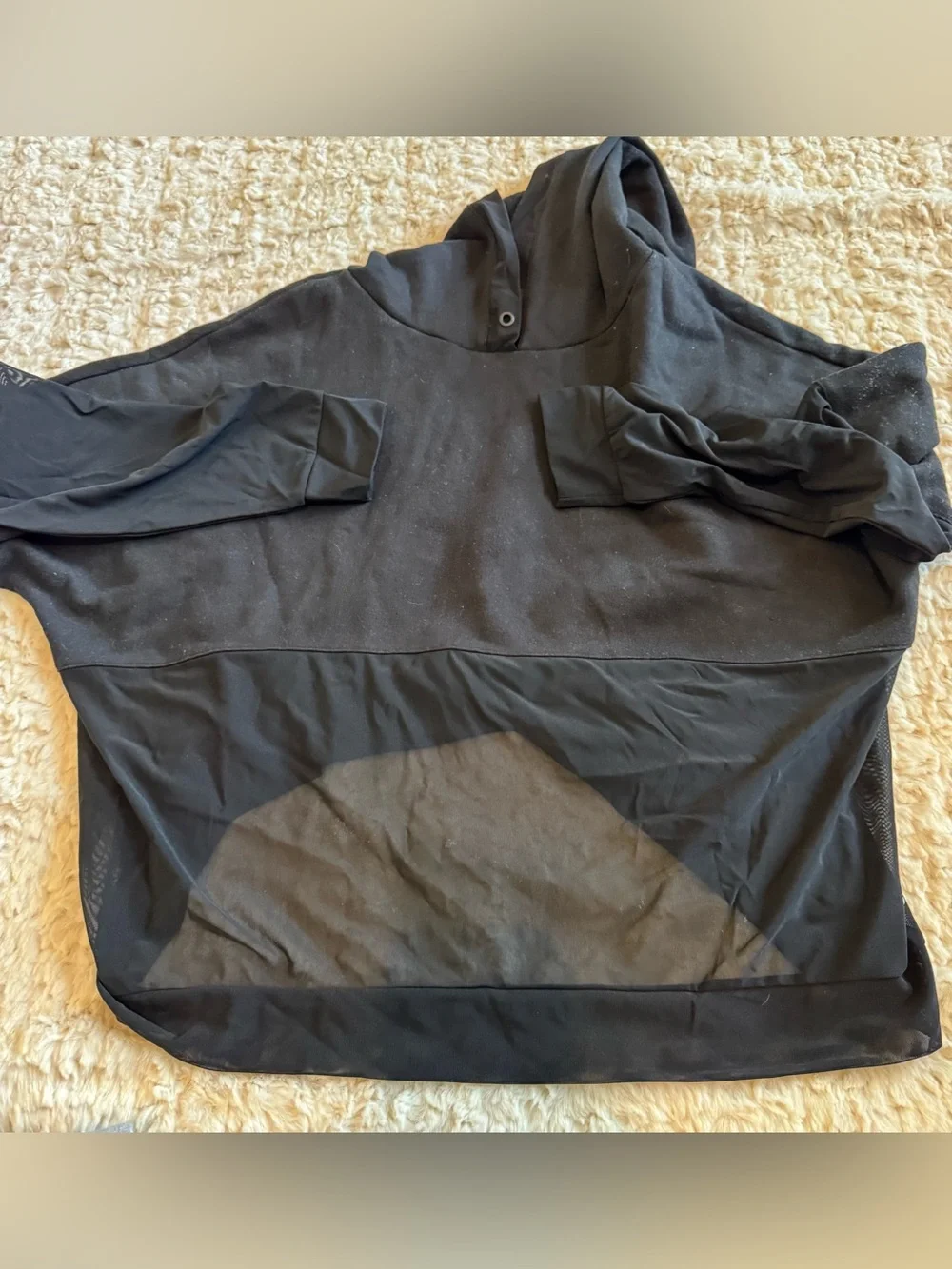 Alo Yoga Ultimate Eclipse Mesh Pullover Hoodie